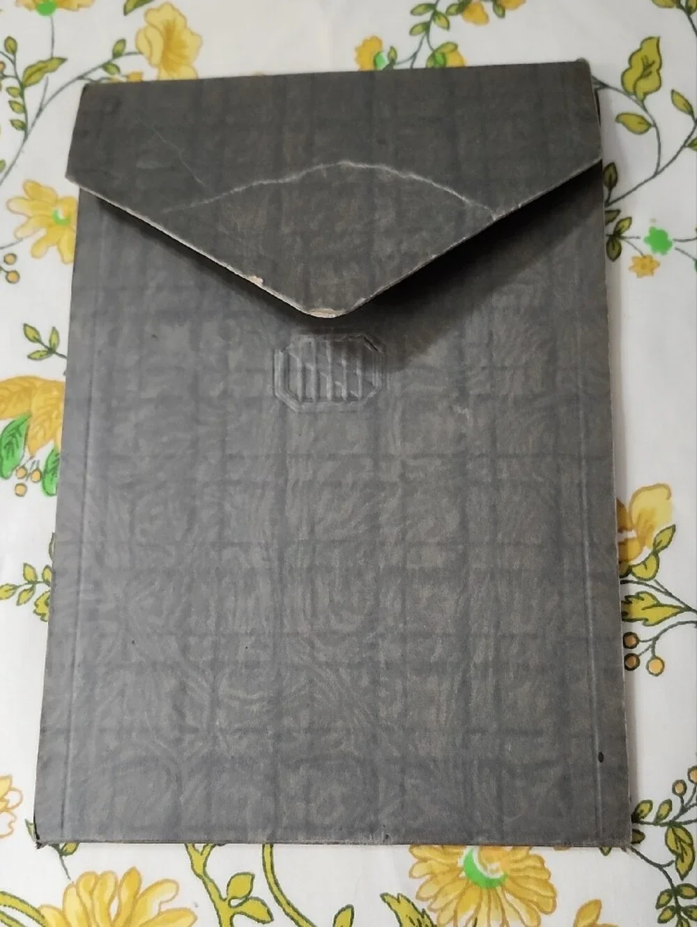 Vintage Art Deco Cardboard Portrait Folder